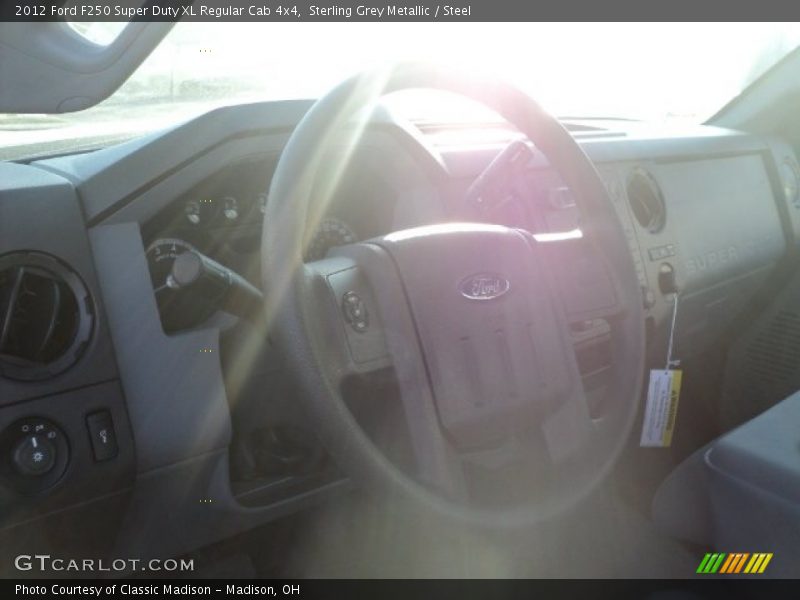 Sterling Grey Metallic / Steel 2012 Ford F250 Super Duty XL Regular Cab 4x4
