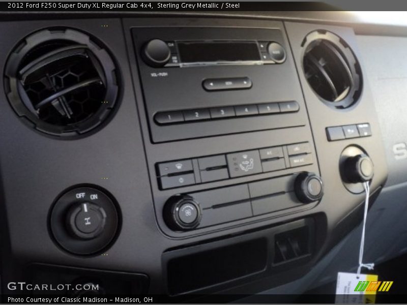 Sterling Grey Metallic / Steel 2012 Ford F250 Super Duty XL Regular Cab 4x4