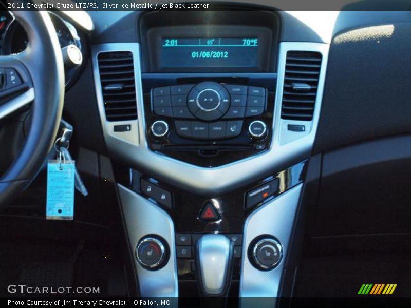 Silver Ice Metallic / Jet Black Leather 2011 Chevrolet Cruze LTZ/RS