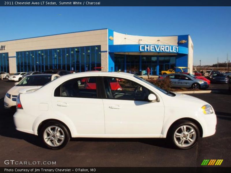 Summit White / Charcoal 2011 Chevrolet Aveo LT Sedan