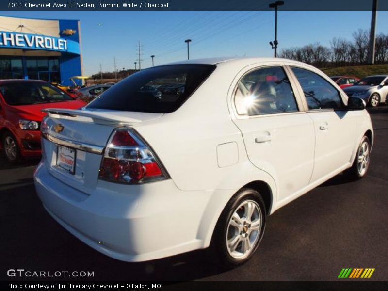 Summit White / Charcoal 2011 Chevrolet Aveo LT Sedan