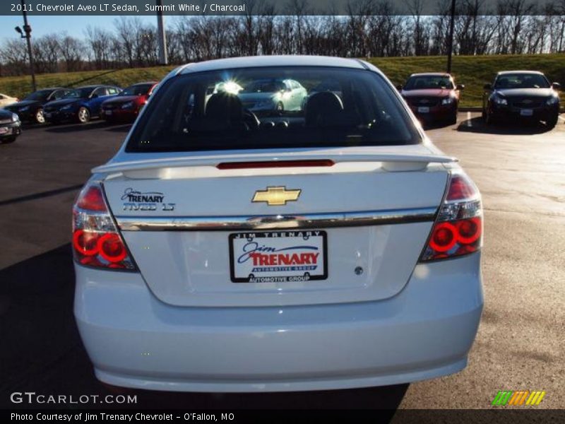 Summit White / Charcoal 2011 Chevrolet Aveo LT Sedan