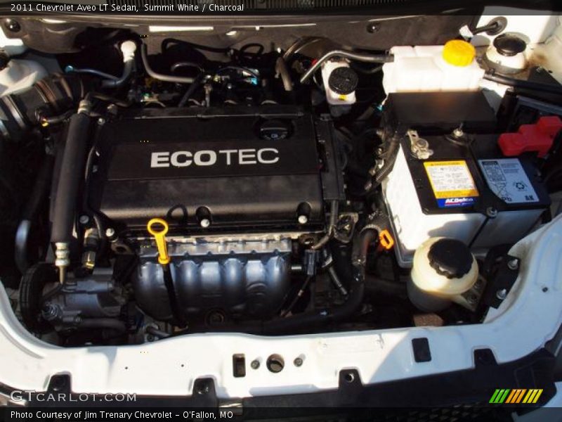 Summit White / Charcoal 2011 Chevrolet Aveo LT Sedan