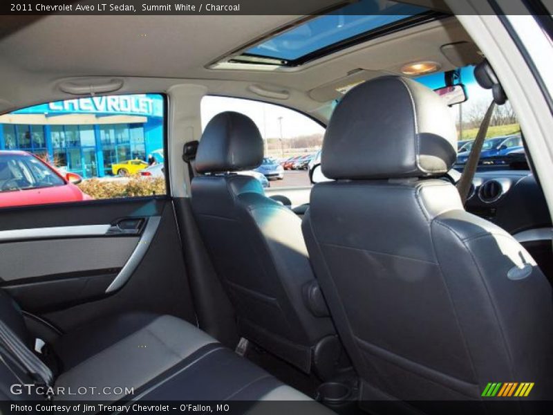 Summit White / Charcoal 2011 Chevrolet Aveo LT Sedan