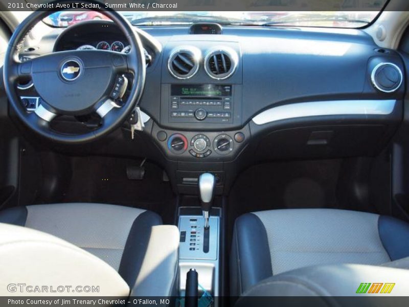 Summit White / Charcoal 2011 Chevrolet Aveo LT Sedan