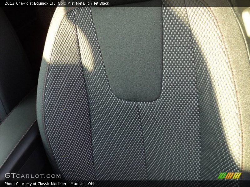 Gold Mist Metallic / Jet Black 2012 Chevrolet Equinox LT