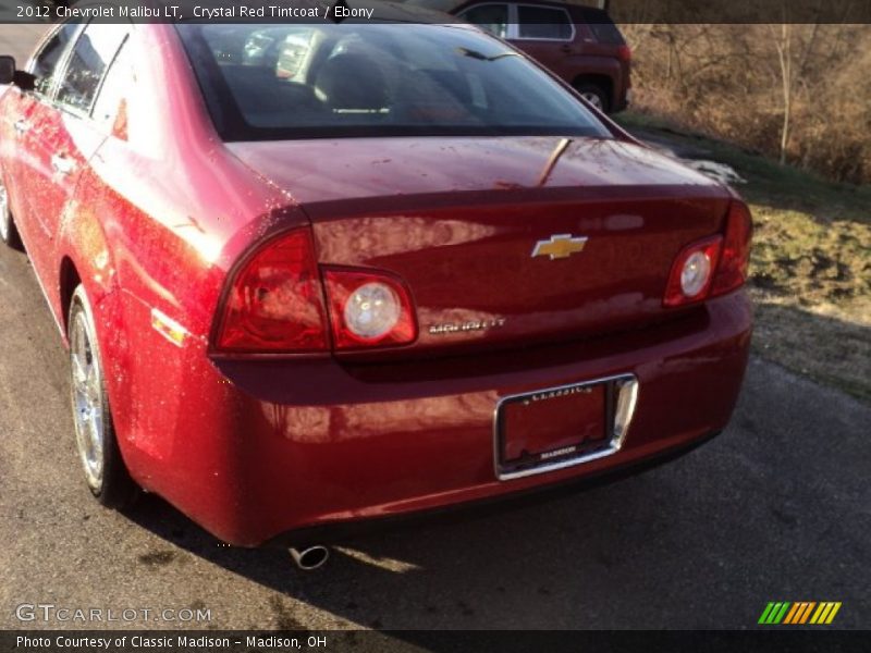 Crystal Red Tintcoat / Ebony 2012 Chevrolet Malibu LT