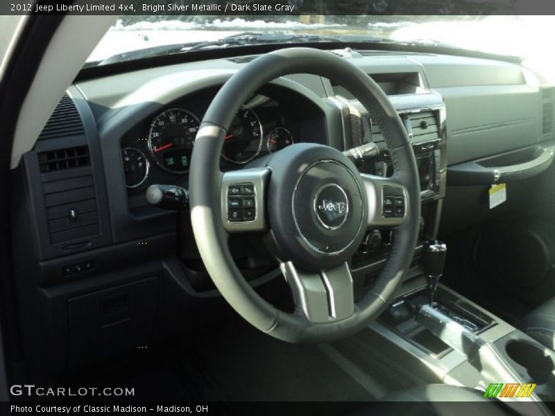 Bright Silver Metallic / Dark Slate Gray 2012 Jeep Liberty Limited 4x4
