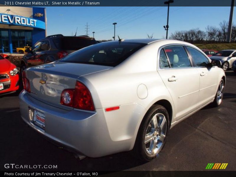 Silver Ice Metallic / Titanium 2011 Chevrolet Malibu LT