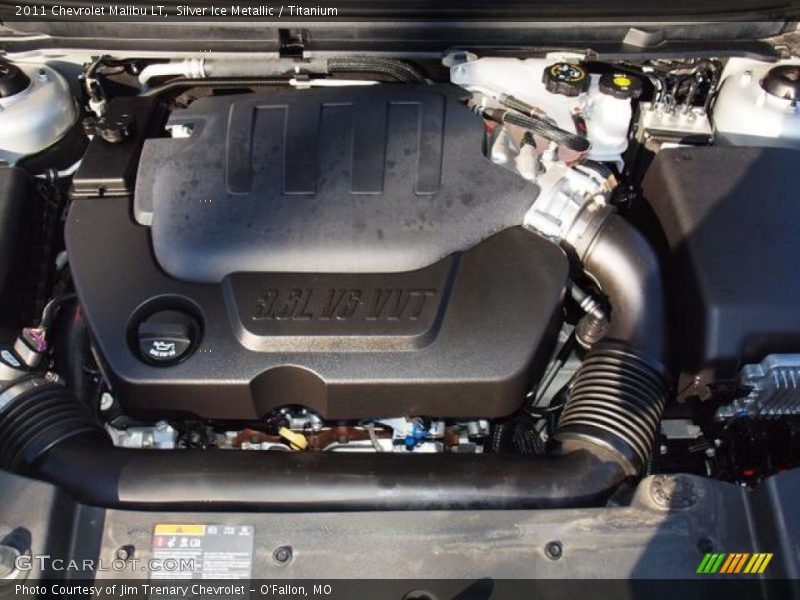 Silver Ice Metallic / Titanium 2011 Chevrolet Malibu LT