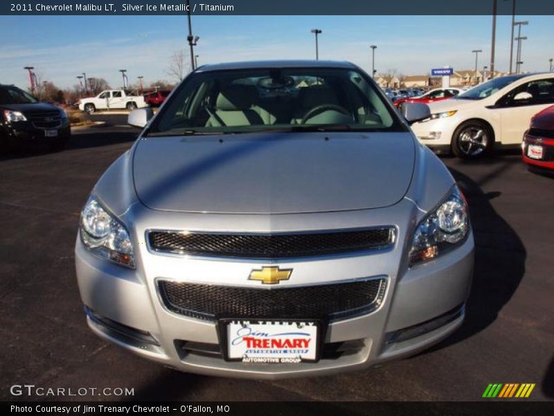Silver Ice Metallic / Titanium 2011 Chevrolet Malibu LT