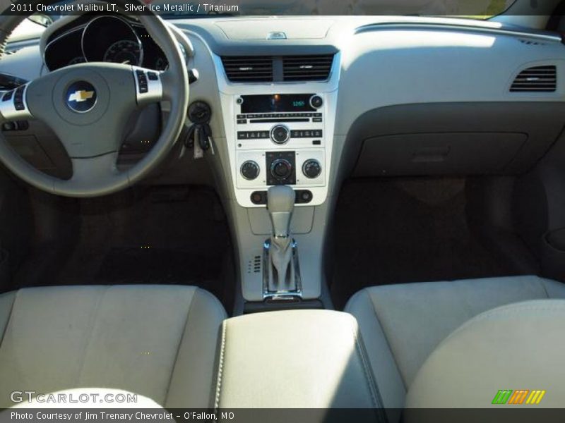 Silver Ice Metallic / Titanium 2011 Chevrolet Malibu LT