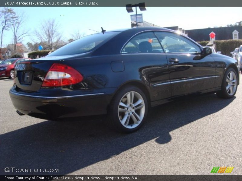Black / Black 2007 Mercedes-Benz CLK 350 Coupe