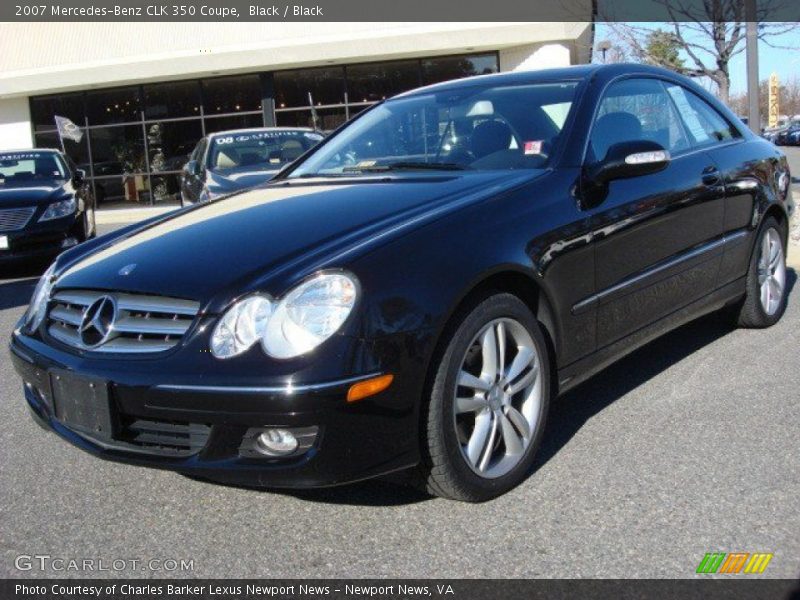 Black / Black 2007 Mercedes-Benz CLK 350 Coupe