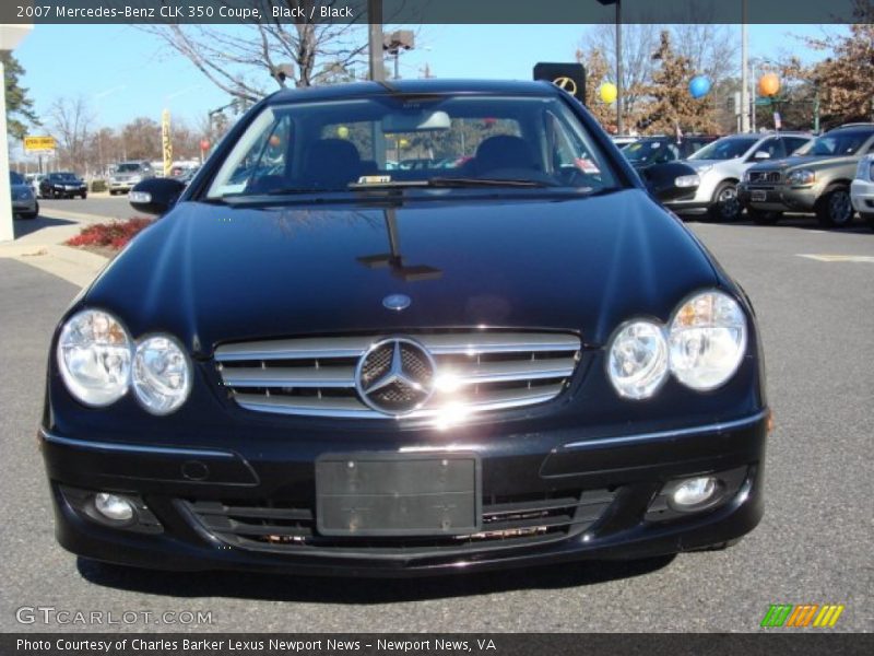 Black / Black 2007 Mercedes-Benz CLK 350 Coupe