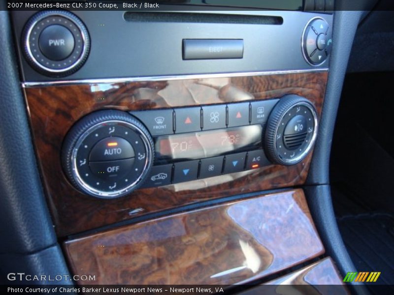 Black / Black 2007 Mercedes-Benz CLK 350 Coupe