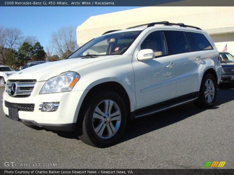 Arctic White / Macadamia 2008 Mercedes-Benz GL 450 4Matic