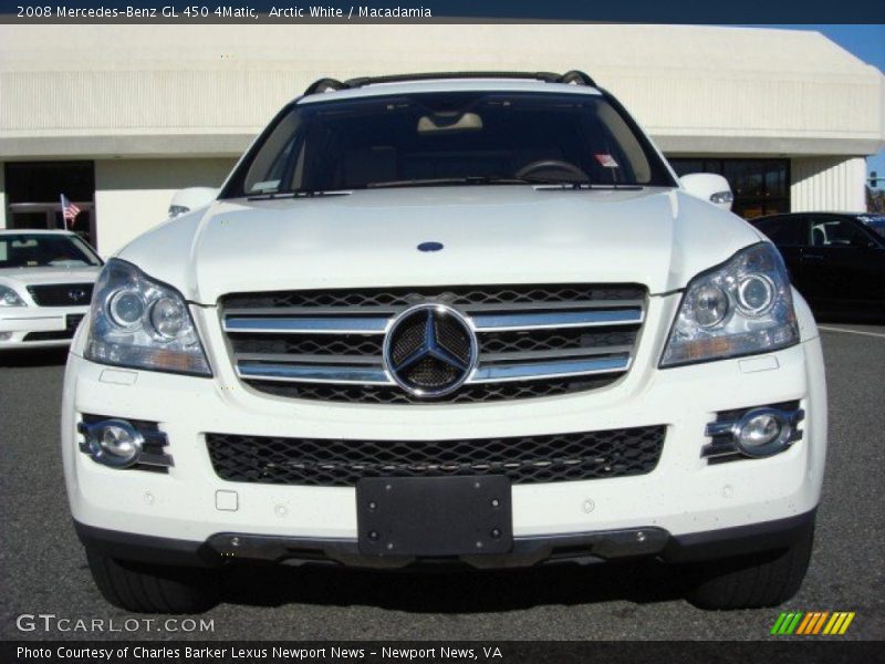 Arctic White / Macadamia 2008 Mercedes-Benz GL 450 4Matic