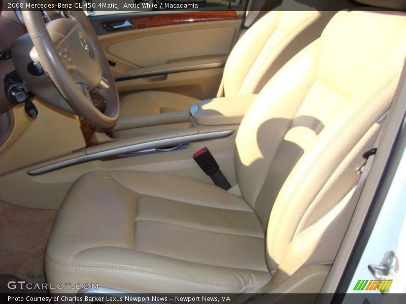 Arctic White / Macadamia 2008 Mercedes-Benz GL 450 4Matic