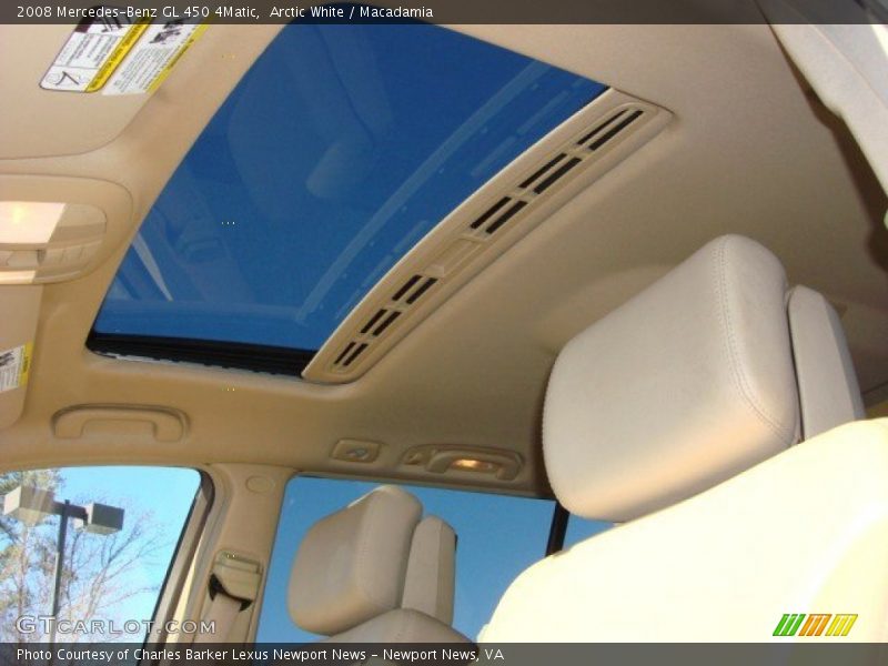 Arctic White / Macadamia 2008 Mercedes-Benz GL 450 4Matic