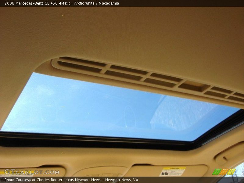 Arctic White / Macadamia 2008 Mercedes-Benz GL 450 4Matic