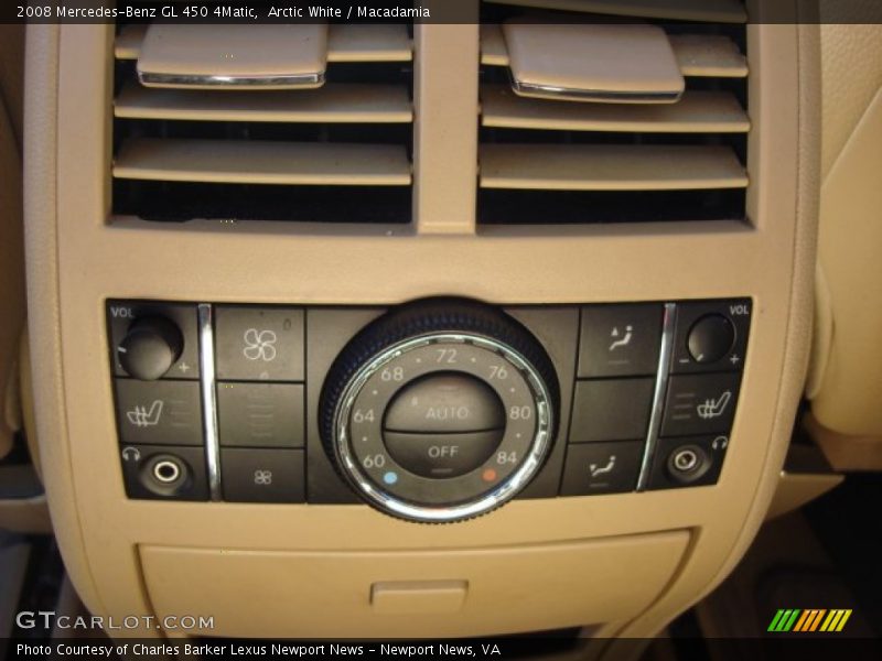 Arctic White / Macadamia 2008 Mercedes-Benz GL 450 4Matic