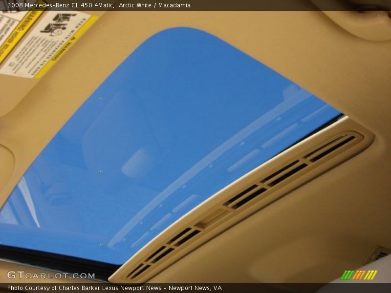 Arctic White / Macadamia 2008 Mercedes-Benz GL 450 4Matic