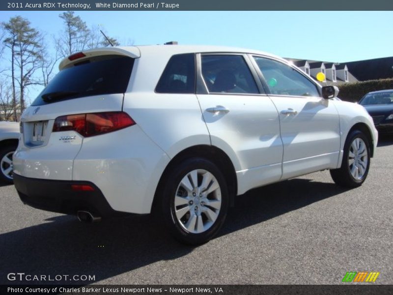 White Diamond Pearl / Taupe 2011 Acura RDX Technology