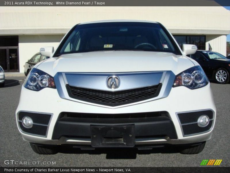 White Diamond Pearl / Taupe 2011 Acura RDX Technology