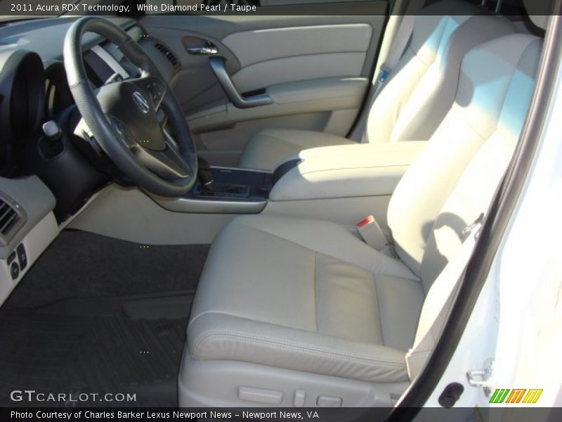  2011 RDX Technology Taupe Interior