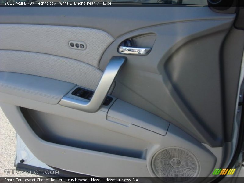 White Diamond Pearl / Taupe 2011 Acura RDX Technology