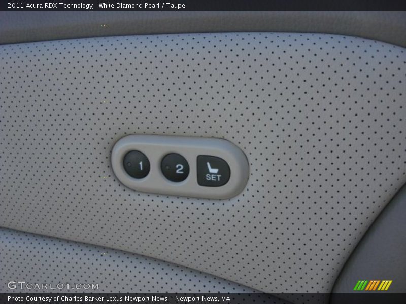White Diamond Pearl / Taupe 2011 Acura RDX Technology