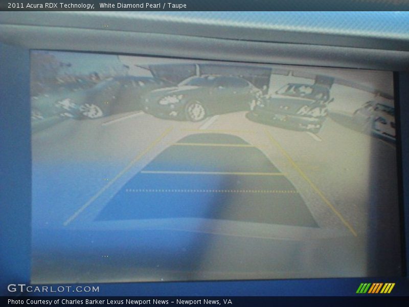 White Diamond Pearl / Taupe 2011 Acura RDX Technology
