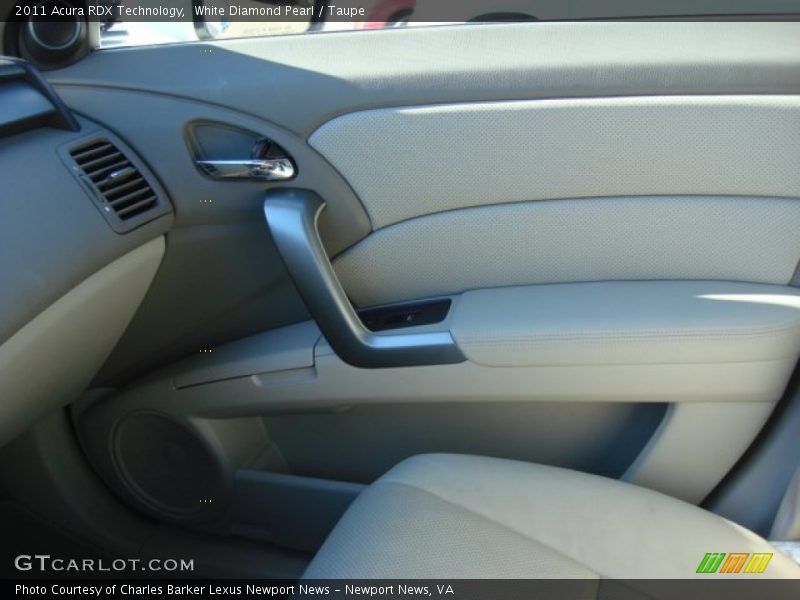 White Diamond Pearl / Taupe 2011 Acura RDX Technology