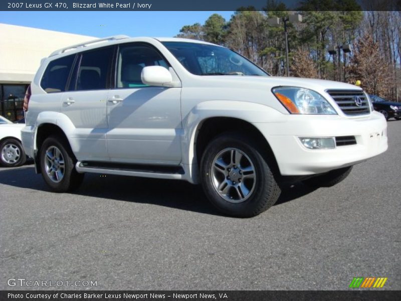 Blizzard White Pearl / Ivory 2007 Lexus GX 470