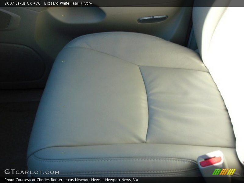 Blizzard White Pearl / Ivory 2007 Lexus GX 470