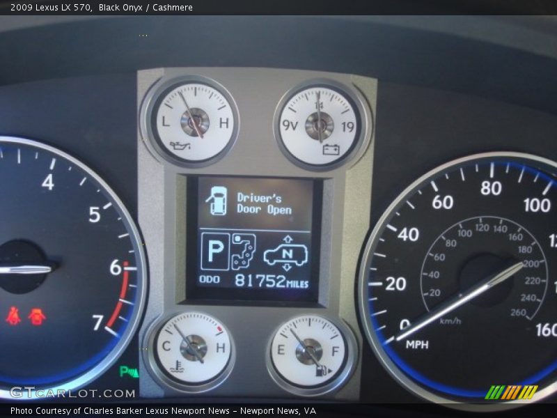Black Onyx / Cashmere 2009 Lexus LX 570