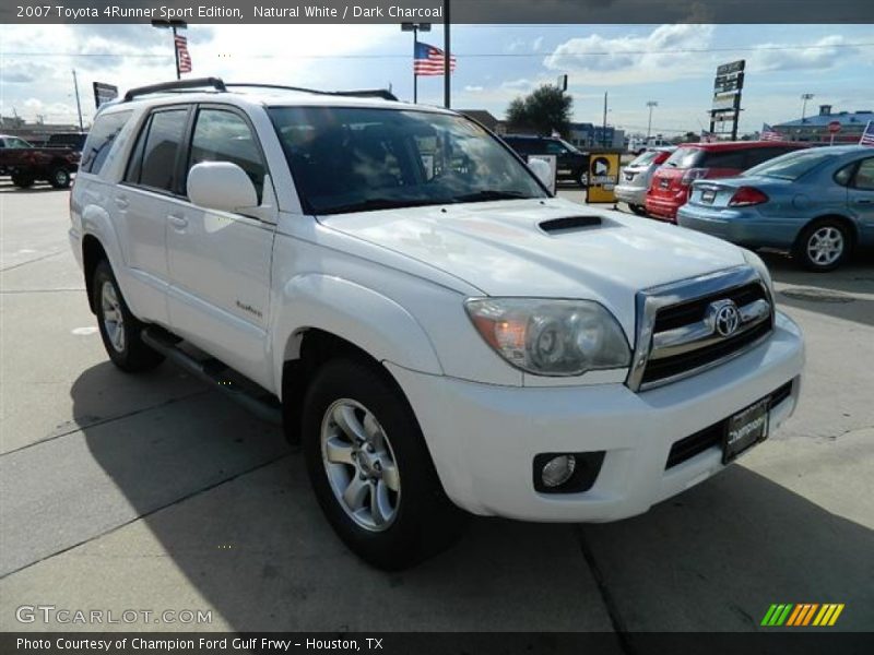 Natural White / Dark Charcoal 2007 Toyota 4Runner Sport Edition