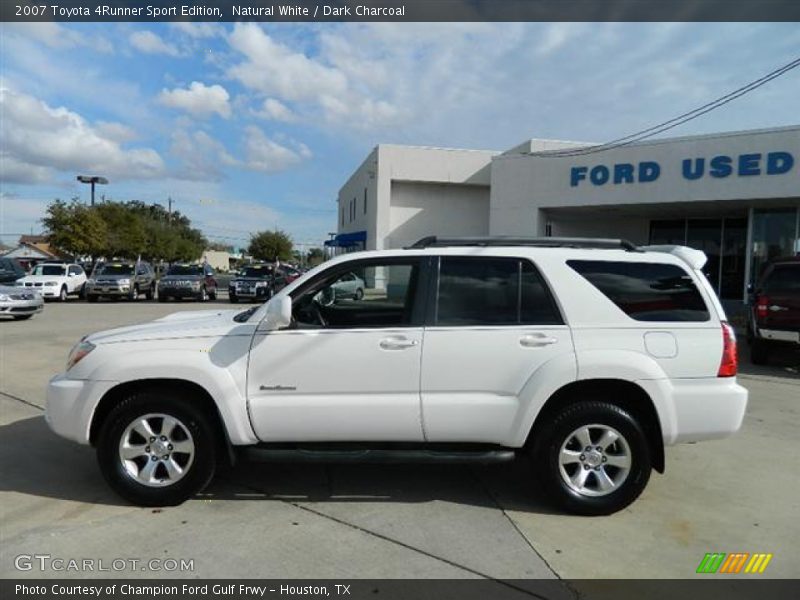 Natural White / Dark Charcoal 2007 Toyota 4Runner Sport Edition