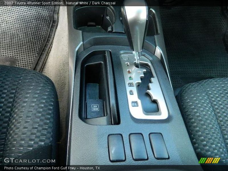 Natural White / Dark Charcoal 2007 Toyota 4Runner Sport Edition