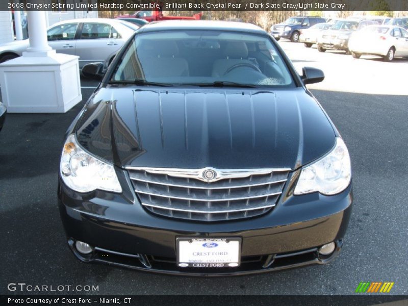 Brilliant Black Crystal Pearl / Dark Slate Gray/Light Slate Gray 2008 Chrysler Sebring Limited Hardtop Convertible