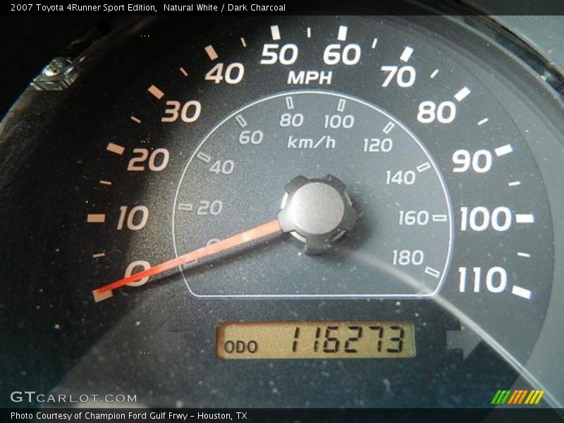 Natural White / Dark Charcoal 2007 Toyota 4Runner Sport Edition