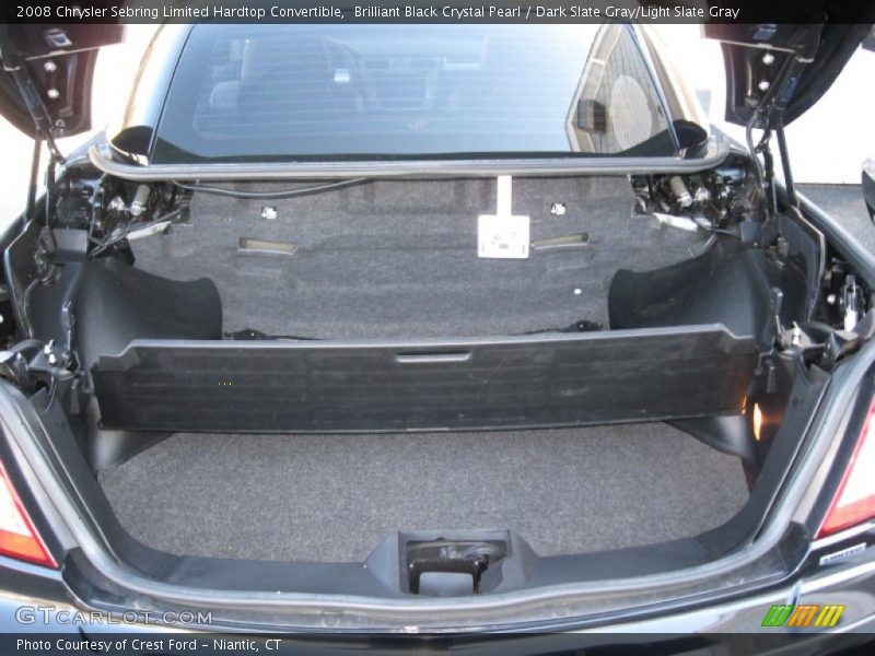 Brilliant Black Crystal Pearl / Dark Slate Gray/Light Slate Gray 2008 Chrysler Sebring Limited Hardtop Convertible