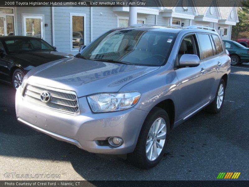Iced Amethyst Mica / Ash Gray 2008 Toyota Highlander Hybrid Limited 4WD