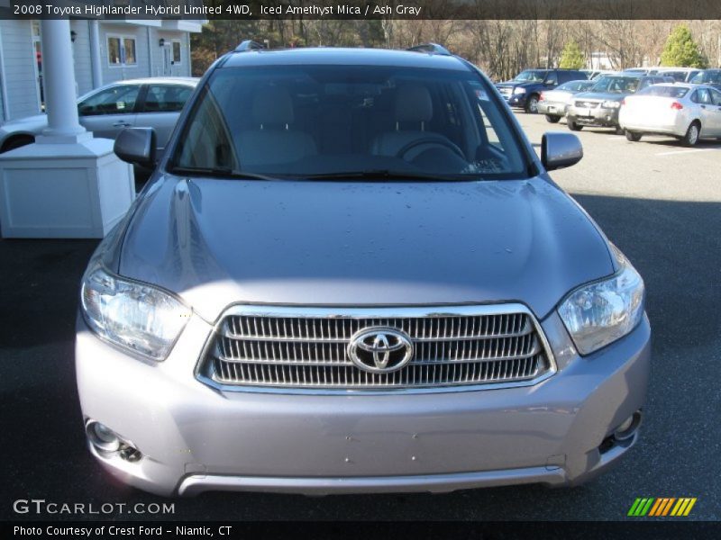 Iced Amethyst Mica / Ash Gray 2008 Toyota Highlander Hybrid Limited 4WD