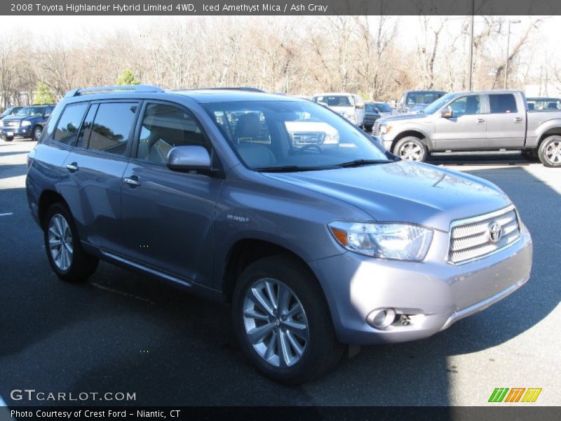 Iced Amethyst Mica / Ash Gray 2008 Toyota Highlander Hybrid Limited 4WD