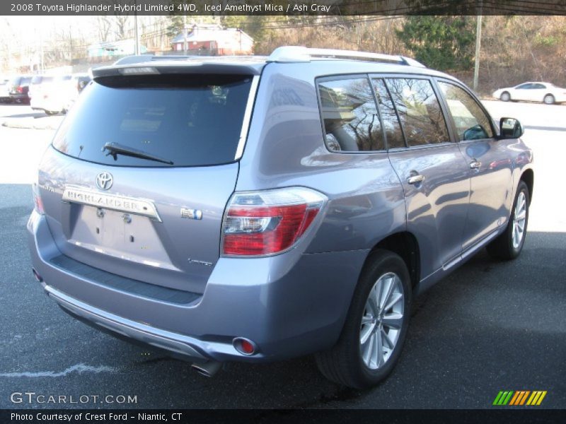 Iced Amethyst Mica / Ash Gray 2008 Toyota Highlander Hybrid Limited 4WD