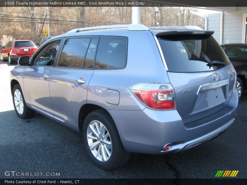 Iced Amethyst Mica / Ash Gray 2008 Toyota Highlander Hybrid Limited 4WD