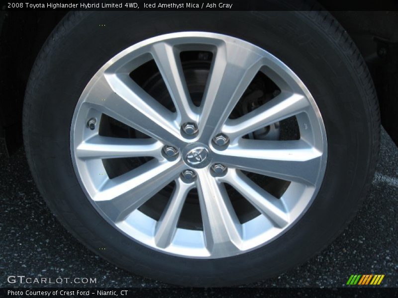 Iced Amethyst Mica / Ash Gray 2008 Toyota Highlander Hybrid Limited 4WD