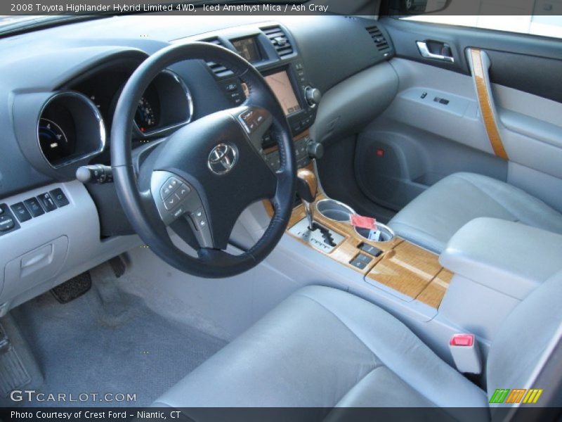 Iced Amethyst Mica / Ash Gray 2008 Toyota Highlander Hybrid Limited 4WD
